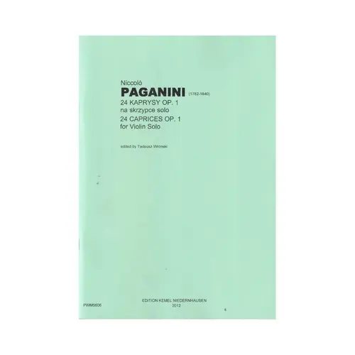 24 Caprices op.1 for violin solo