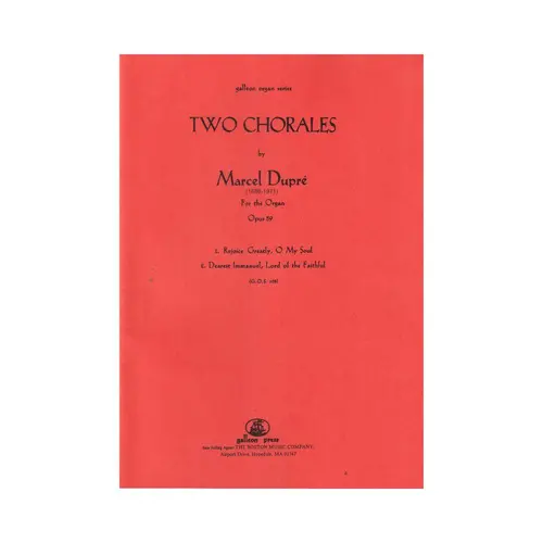 Two Chorales for the organ Op.59