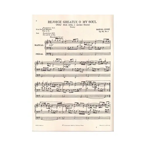 Two Chorales for the organ Op.59