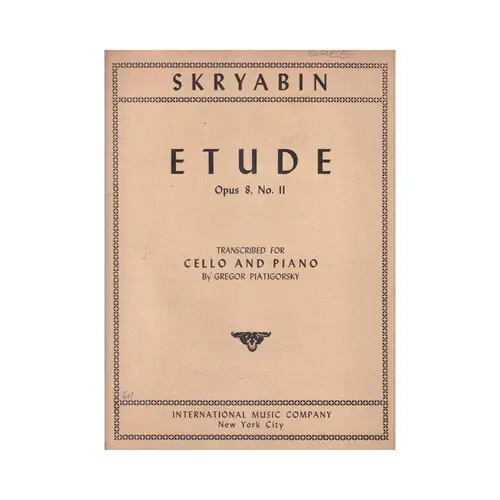 Etude -Op.8 N.11