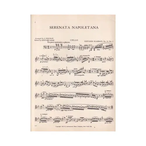 Serenata Napoletana - Op.24 N.2