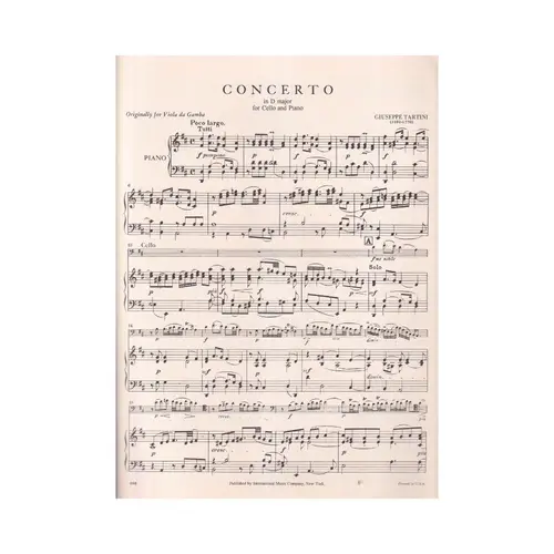 Concerto In D Maj.