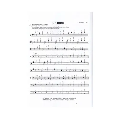 The Galamian Scale System for Violoncello Vol. 2