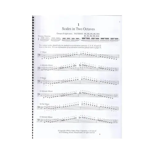 The Galamian Scale System for Violoncello Vol.1
