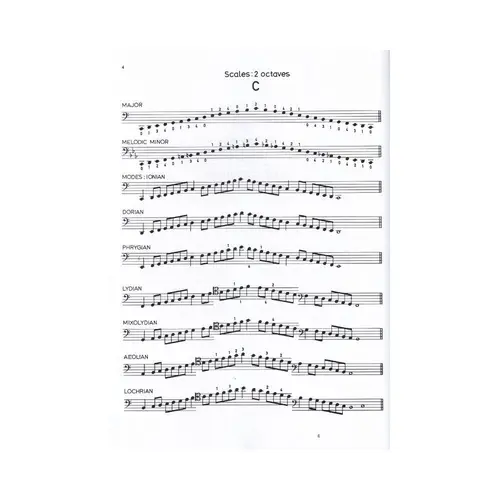 Cello Scales and Arpeggios