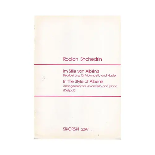 Im Stile Von Albeniz