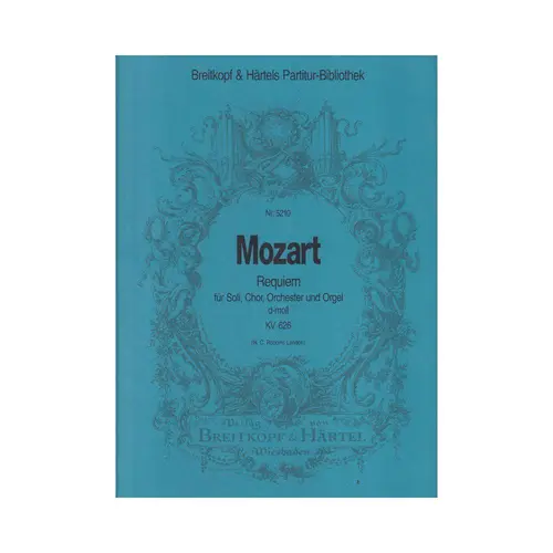 Requiem In D Minor K. 626 - full score