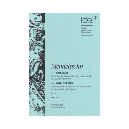 Hymn of Praise Op. 52 MWV A 18 - Piano vocal score
