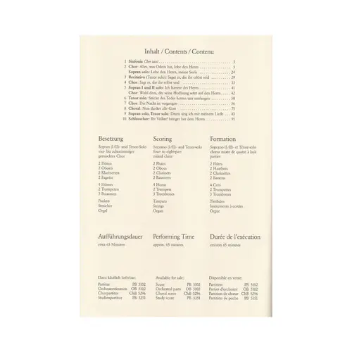 Hymn of Praise Op. 52 MWV A 18 - Piano vocal score