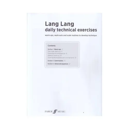 Lang Lang Piano Academy: Daily Technical Exercises: Piano Book