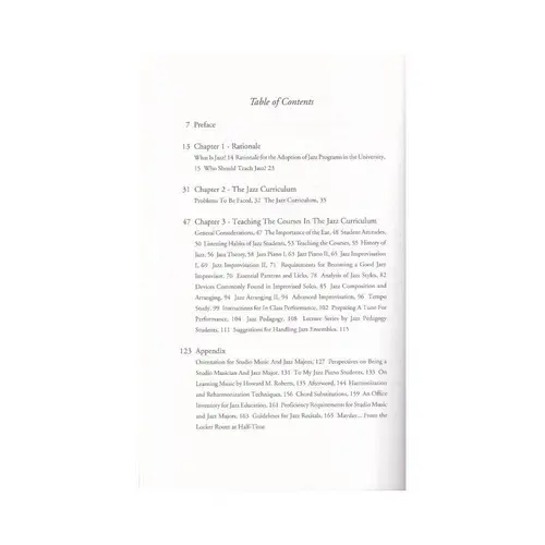 The Teaching of Jazz: Book