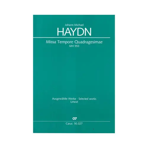 Missa Tempore Quadragesimae MH 553 (1794) - Full score