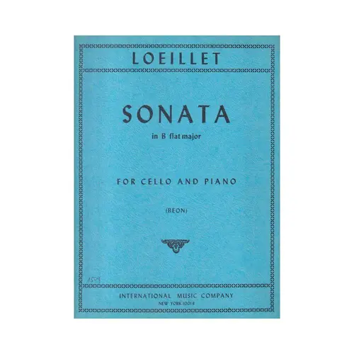 Sonata In B Flat Maj.