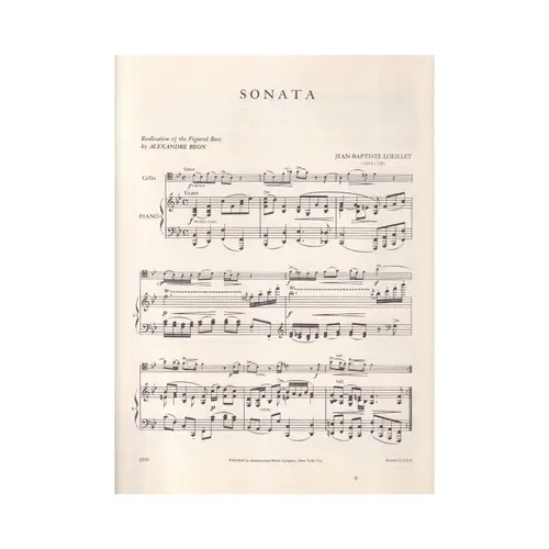 Sonata In B Flat Maj.