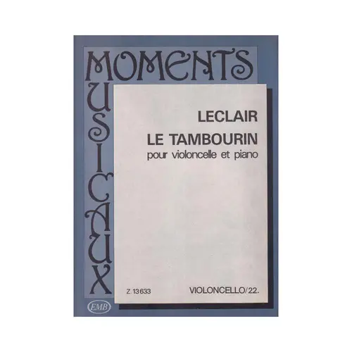 Le Tambourin  - Cello