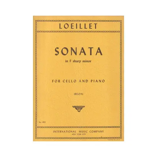 Sonata In F Sharp Min.  (Edição Antiga)