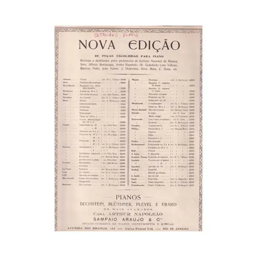 Elegia para piano (Edição Antiga)
