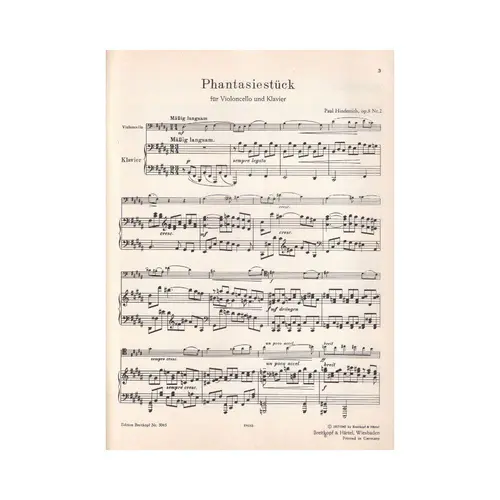 Phantasiestuck H-Dur  - Op.8 N.2