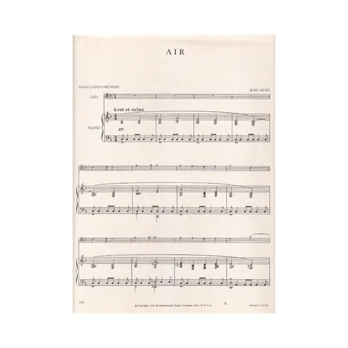Air In F Major ( Cello)