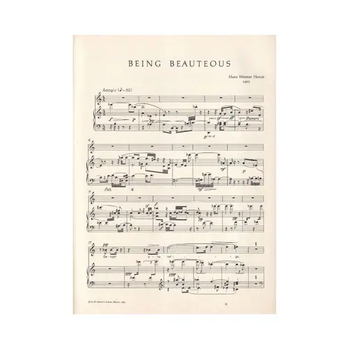Being Beauteous - Edição Antiga