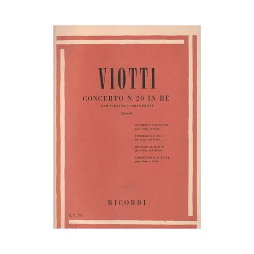 Concerto N.20 In Re