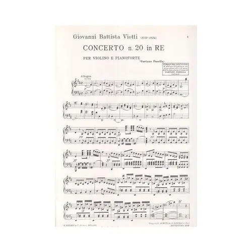 Concerto N.20 In Re