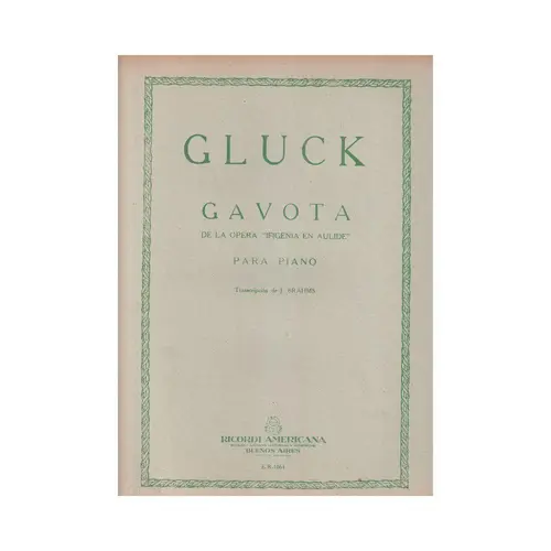 Gavota Da Opera Ifigenia En Aulide  (Edição Antiga)