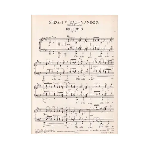 Preludio - Op.3 N.2
