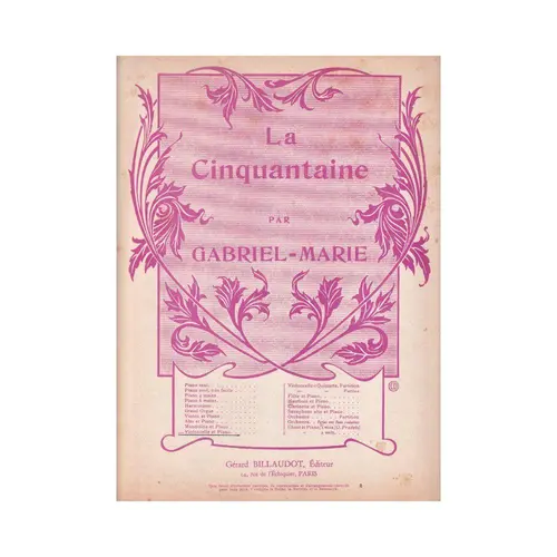 La Cinquantaine   (Edição Antiga)
