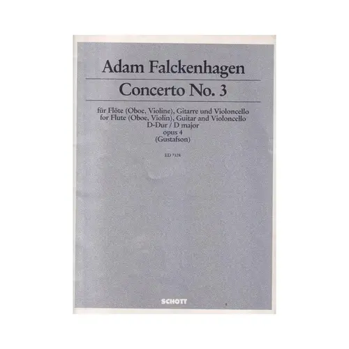 Concerto N.3 Fur Flote, Gitarre Und Cello - Op.4