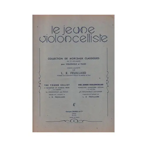 Le Jeune Violoncelliste  - Vol.4  (Edição Antiga)