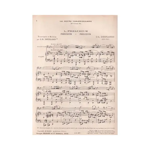 Le Jeune Violoncelliste  - Vol.4  (Edição Antiga)
