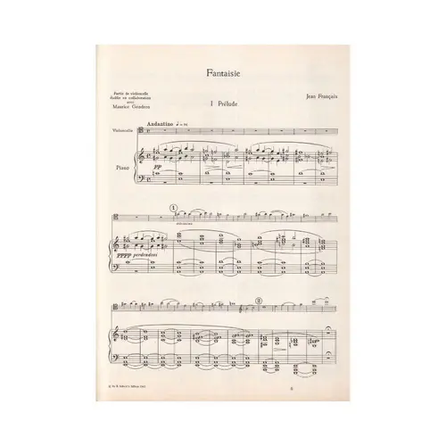 Fantaisie Pour Violoncelle