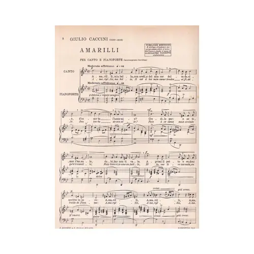 Amarilli (M.Sopr/Bar)