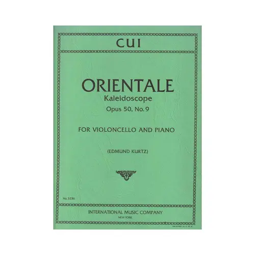 Orientale -Kaleidoscope-Op.50-N.9