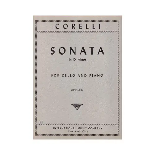 Sonata In D Minor For Cello - Op.5 N.8