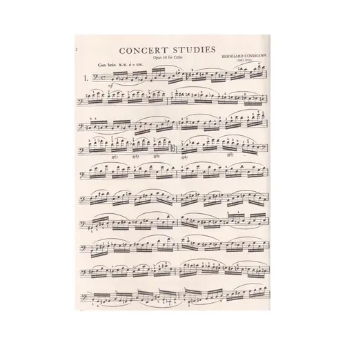 Concert Studies For Cello - Op.10