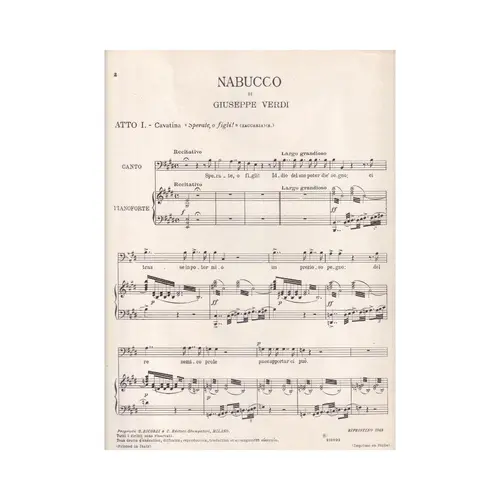 Nabucco - Sperate, O Figli!