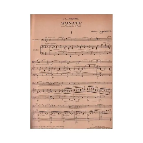 Sonate - Op.22  (Edição Antiga)
