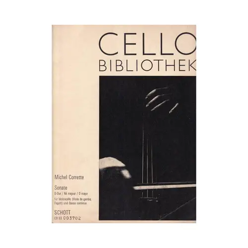 Sonate D Dur fur violoncello