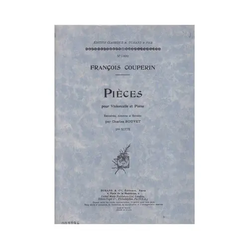 Pieces Pour Cello E Piano 1.Suite