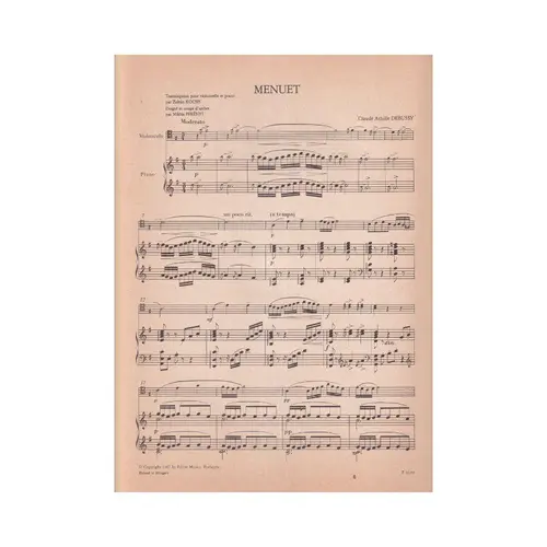 Menuet  (Celo)