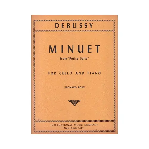 Menuet From Petite Suite For Cello