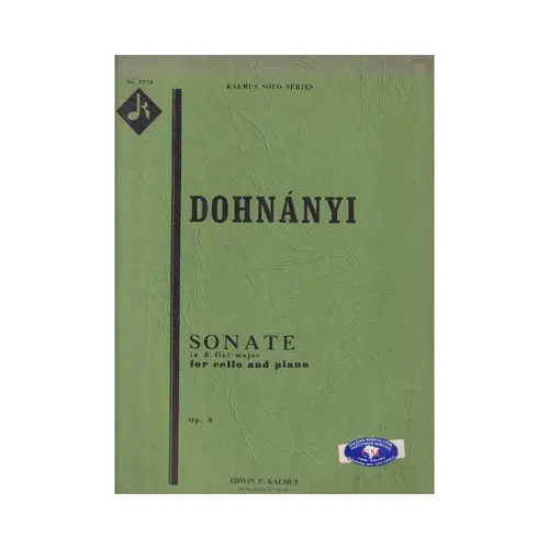 Sonate In B Flat Maj-Op.8