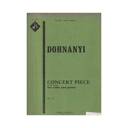 Concert Piece In D Maj-Op.12