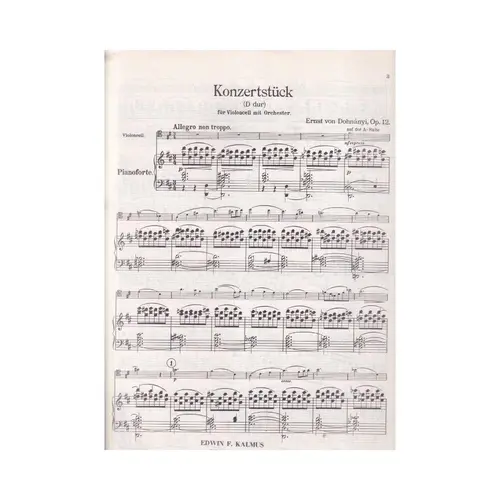 Concert Piece In D Maj-Op.12