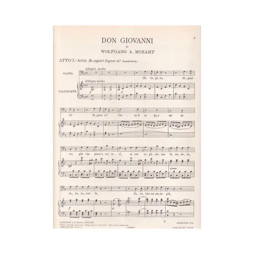 Don Giovanni-Ho Capito! Signor Si!