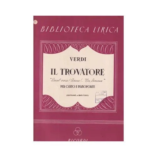 Trovatore (Il) - Qual Voce!..Come!..