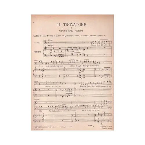 Trovatore (Il) - Qual Voce!..Come!..