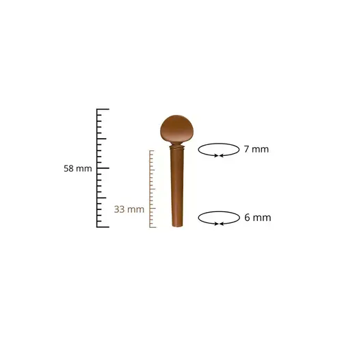 Cravelha para viola boxwood modelo suiço LM (jogo)